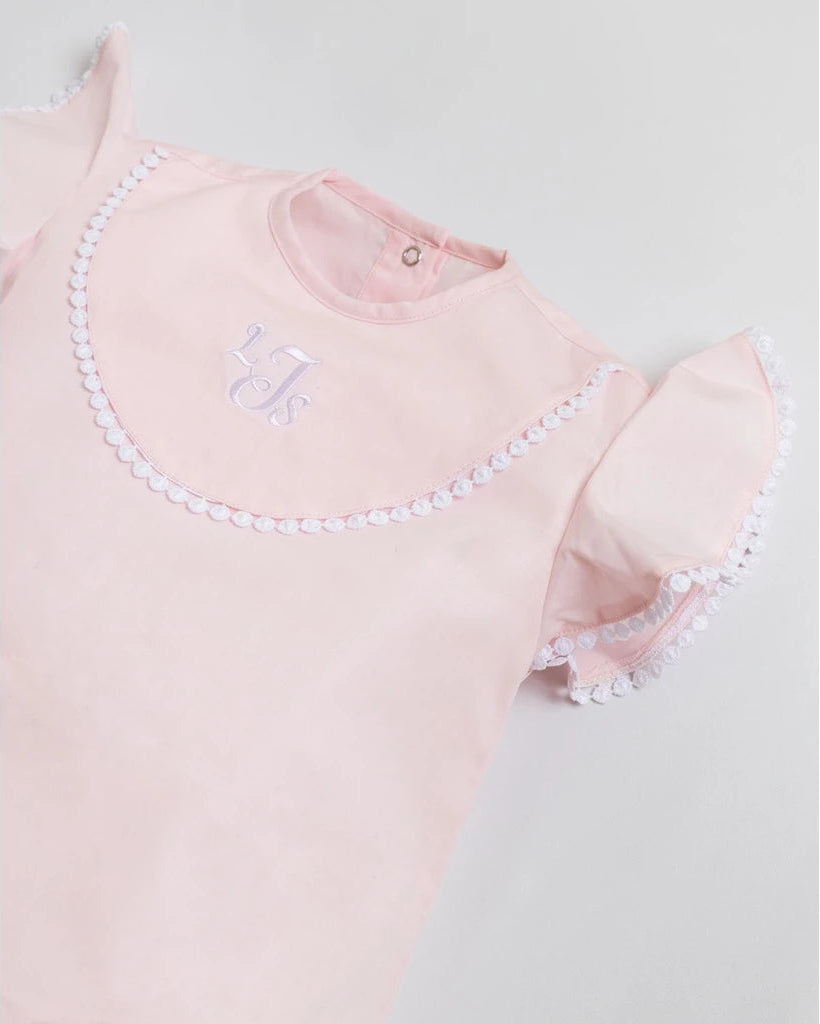 Pepa Pink Romper – Personalized Heritage Cotton Romper