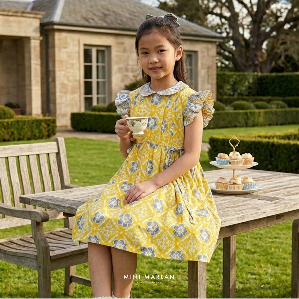 Gita Batik Girl Dress – Contemporary Cultural Elegance