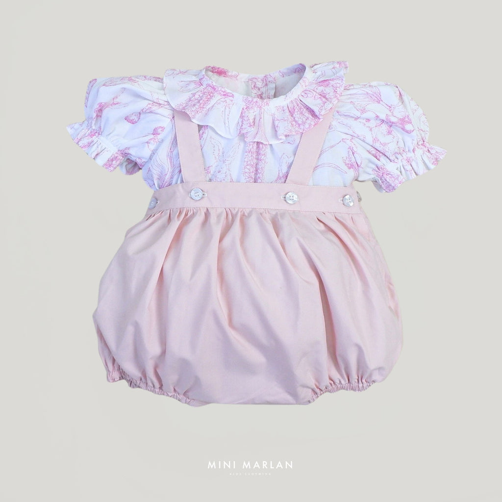 Nina Pink Blouse - Elegance Summer Blouse