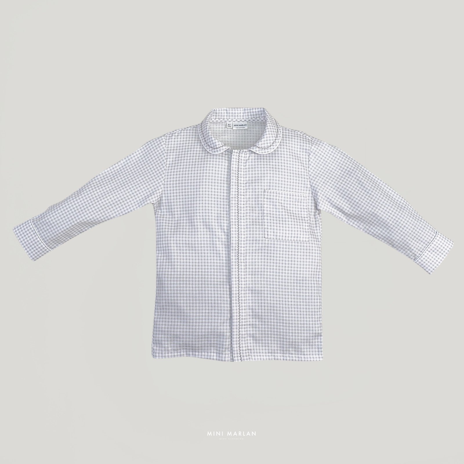 Asher Plaid Boy Shirt – Refined Seasonal Sophistication