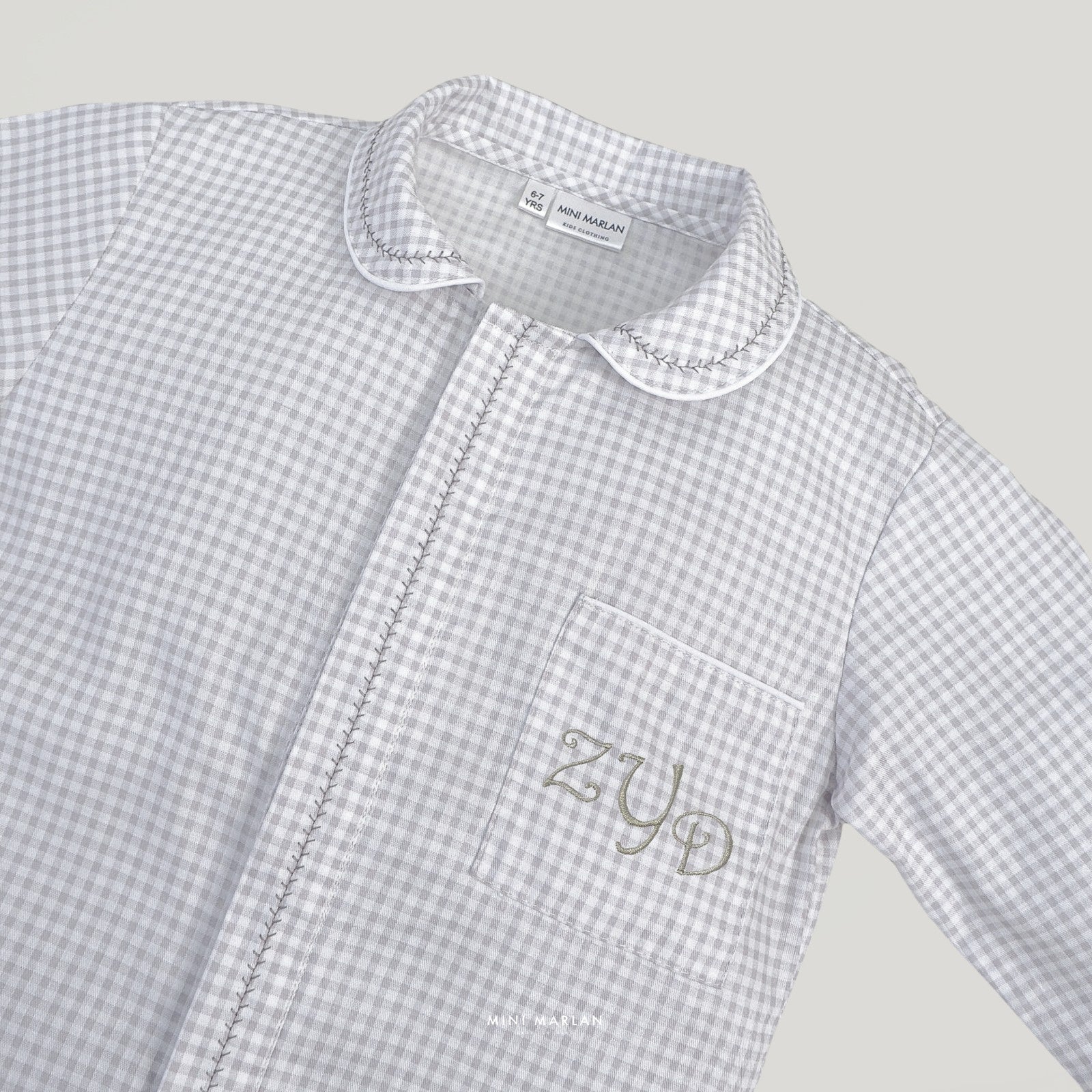 Asher Plaid Boy Shirt – Refined Seasonal Sophistication
