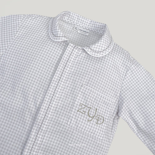 Asher Plaid Boy Shirt – Refined Seasonal Sophistication