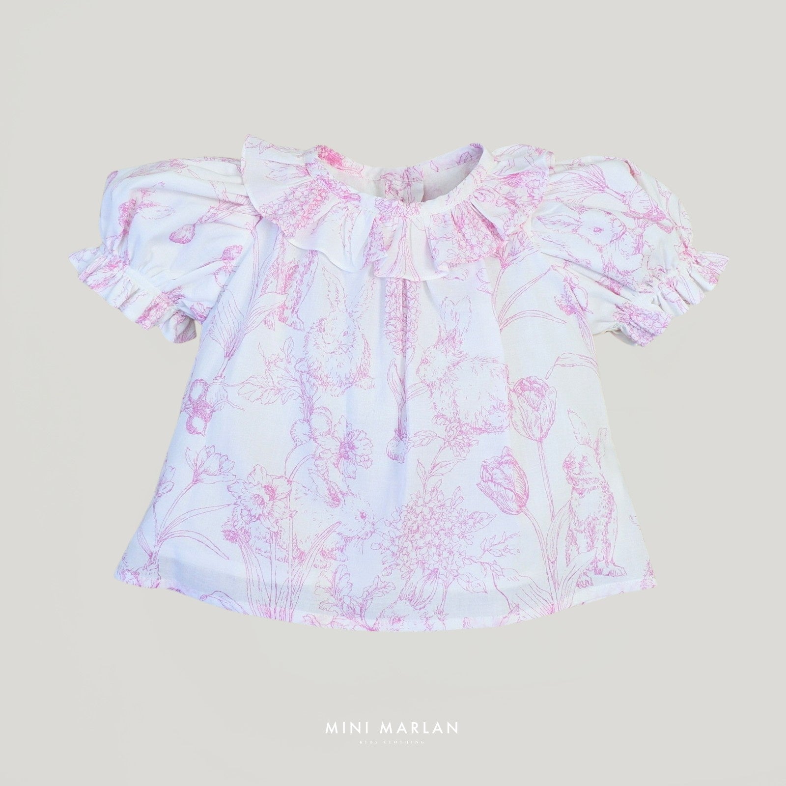 Nina Pink Blouse - Elegance Summer Blouse