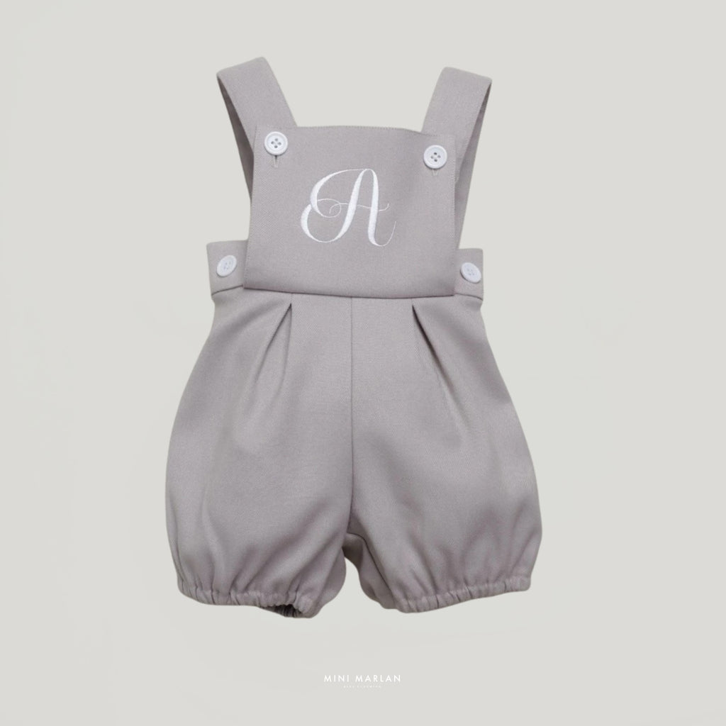 Allegra Taupe Dungarees – Timeless Versatile Tailoring