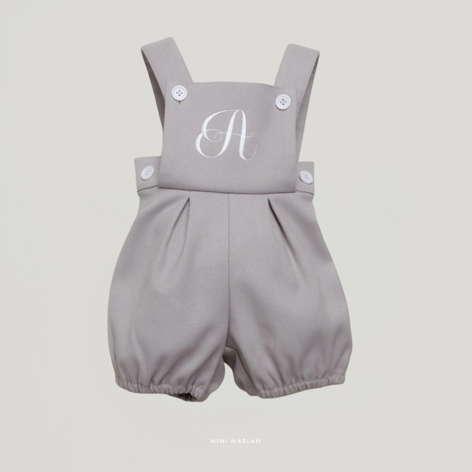 Allegra Taupe Dungarees – Timeless Versatile Tailoring