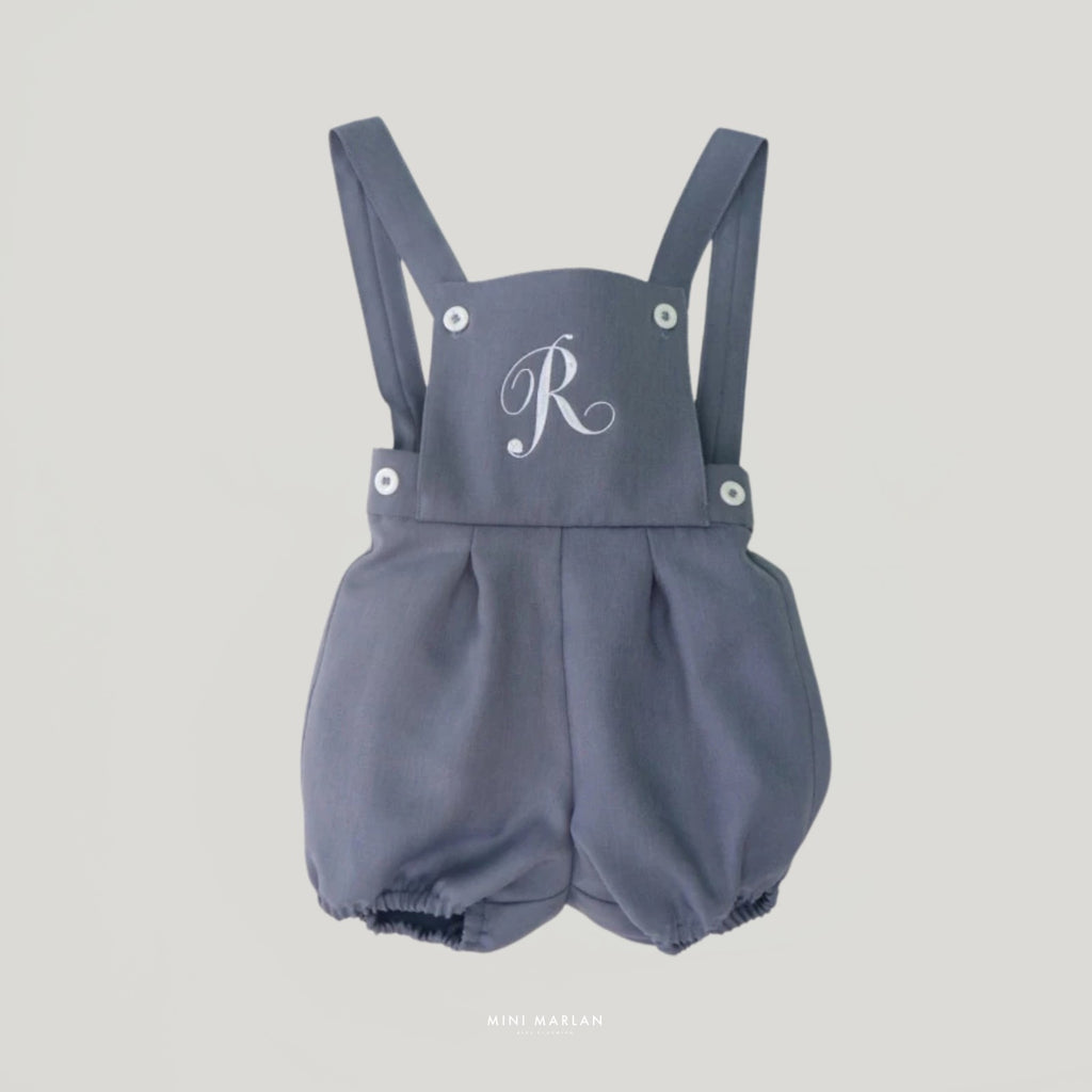 Allegra Ash Blue Dungarees – Refined Heritage Tailoring