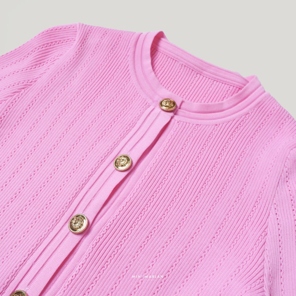 Jisoo Cardigan – Vibrant Modern Comfort