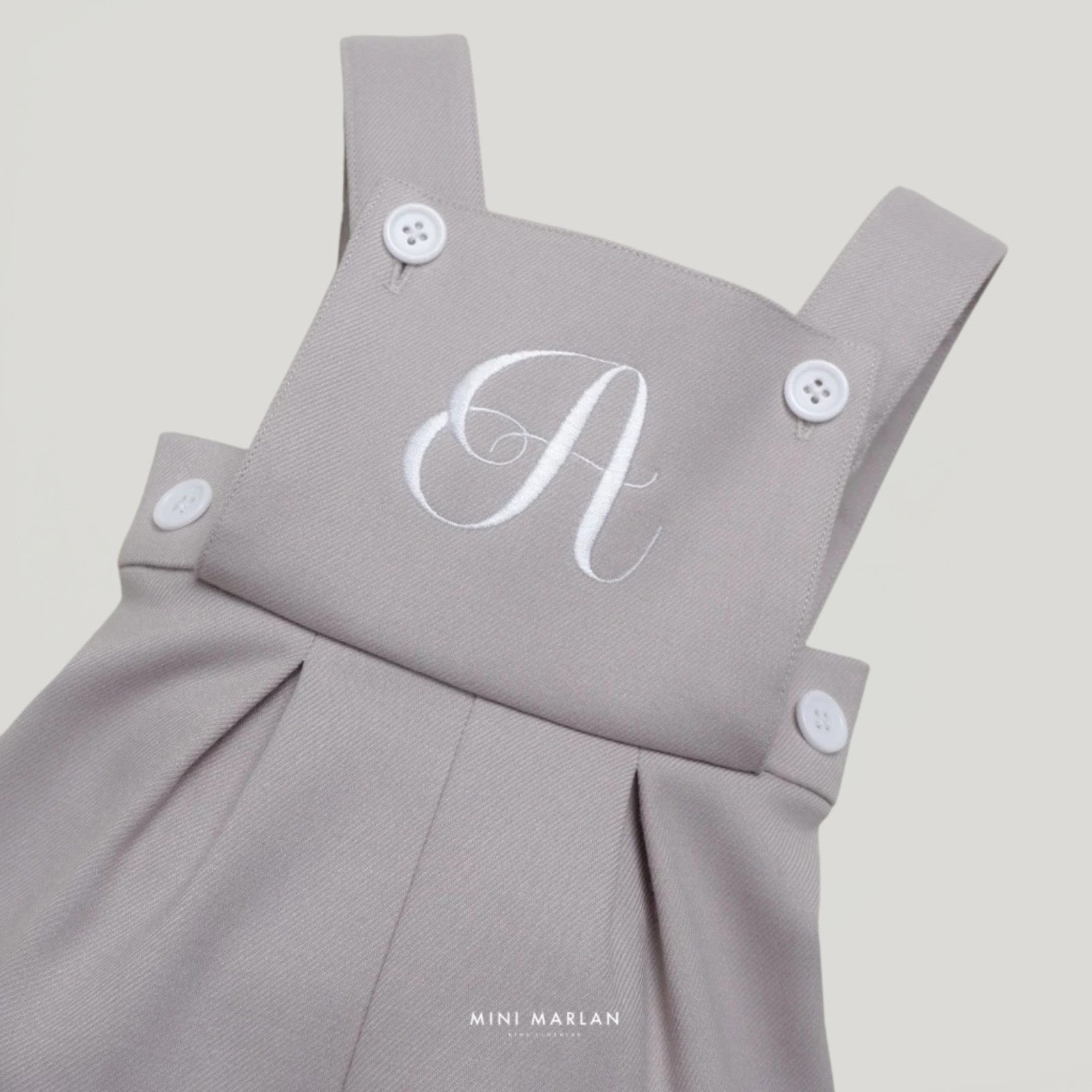 Allegra Taupe Dungarees – Timeless Versatile Tailoring