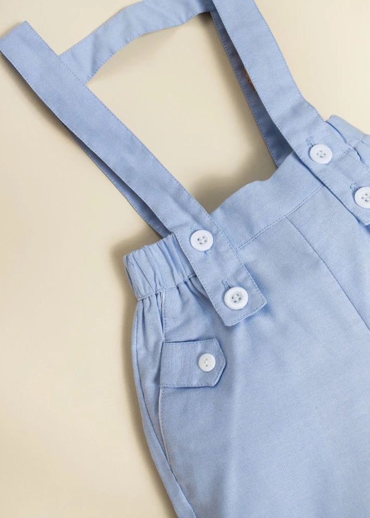 Tropez Blue Overall – Versatile Oxford Utility Short