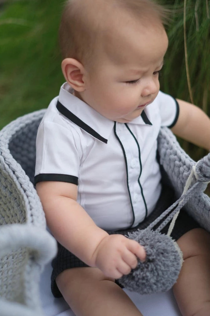 Theodore Blanc Shirt – Refined Monochrome Elegance
