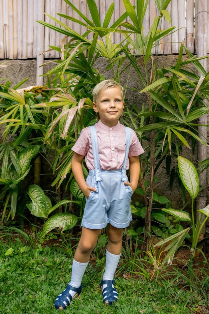 Tropez Blue Overall – Versatile Oxford Utility Short
