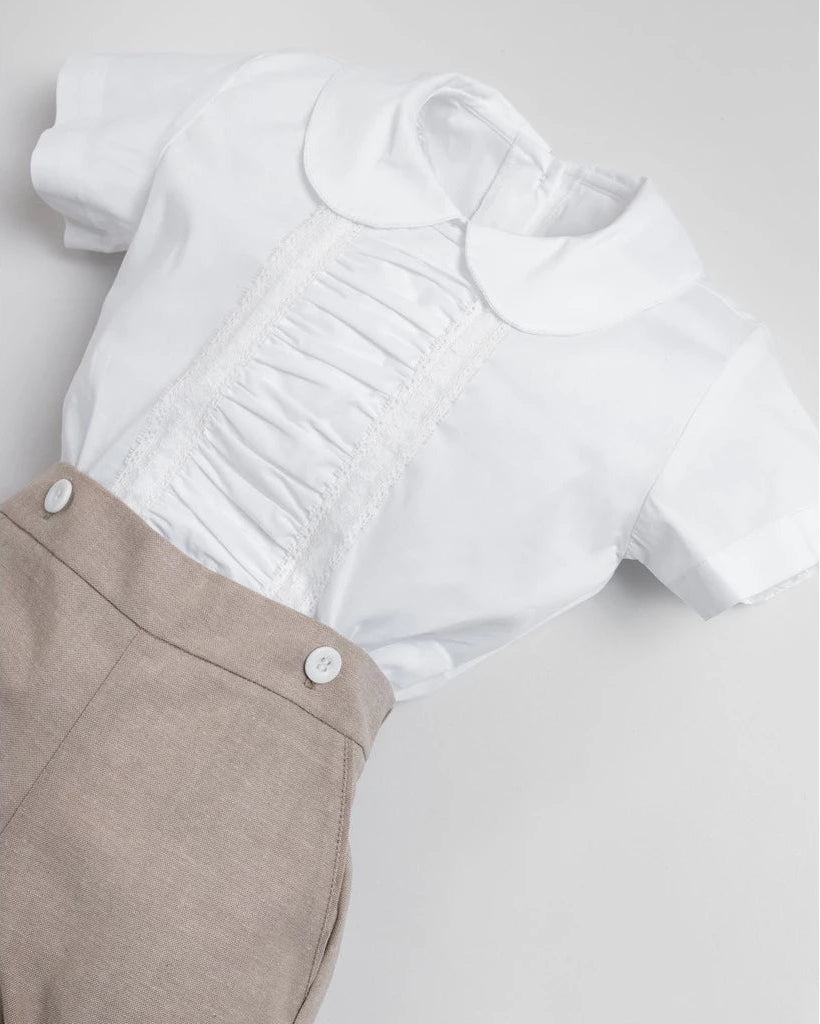 Victor Baby Brown Set – Earthy Heritage Button-On Set