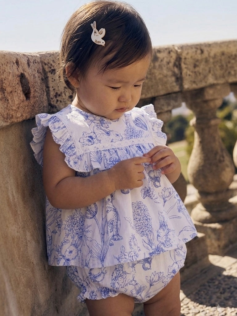 Bluebell Garden Baby Girl Top Set - A Charming Whimsical Top