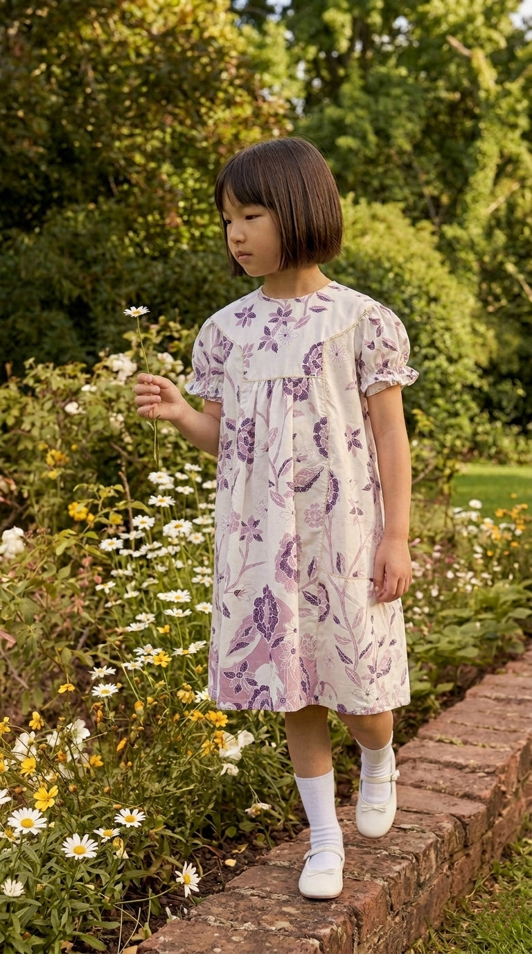 Pelita Batik Girl Dress – Contemporary Cultural Elegance