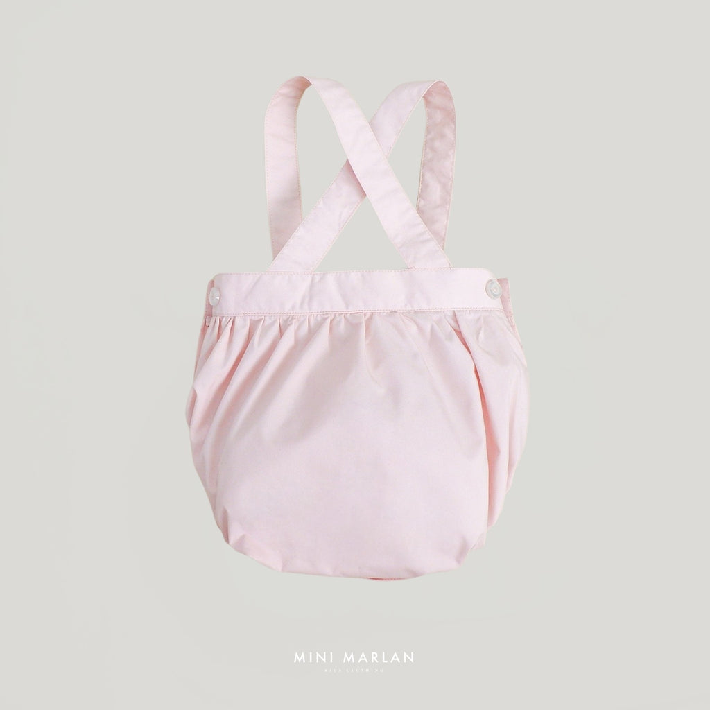 Elio Pink Set – Classic Cotton Shirt and Overall Short