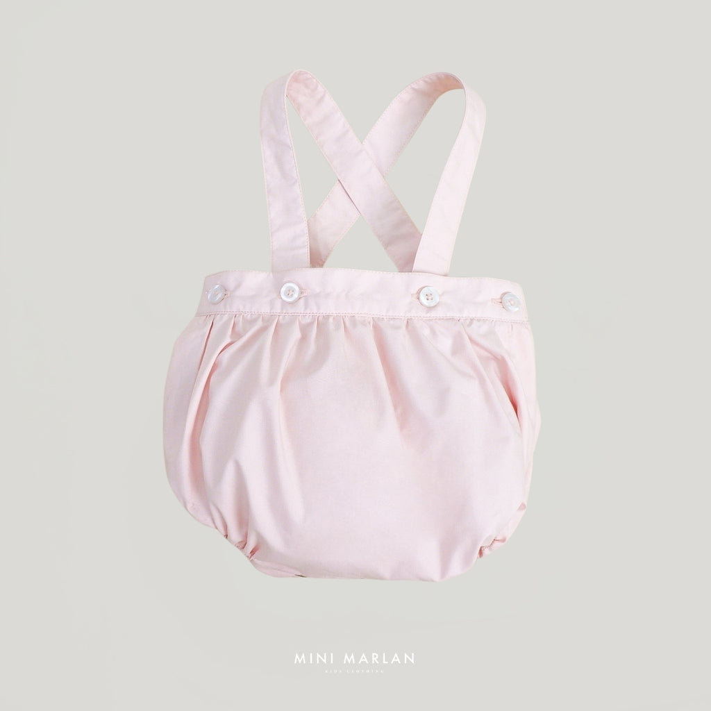 Elio Pink Set – Classic Cotton Shirt and Overall Short