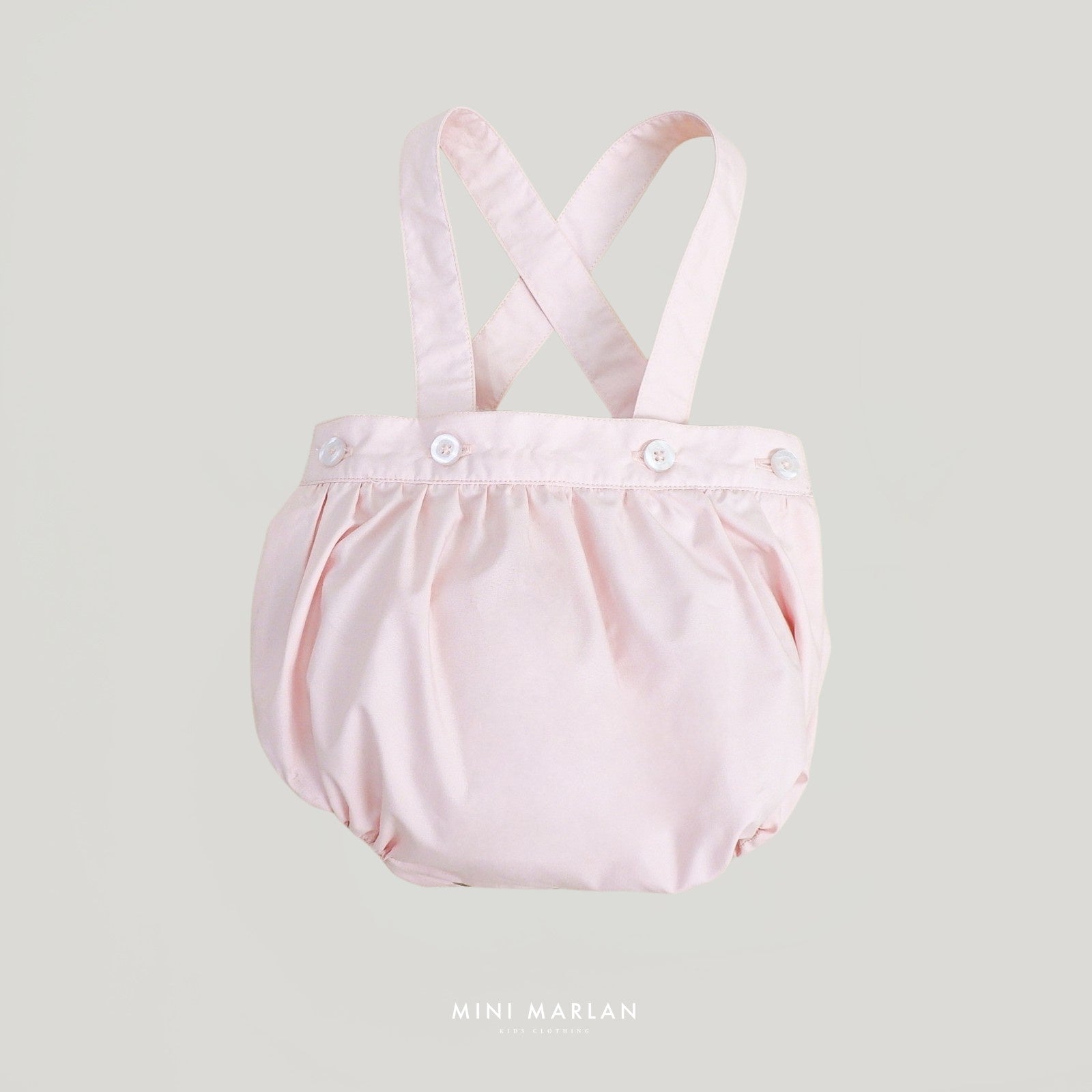 Elio Pink Set – Classic Cotton Shirt and Overall Short