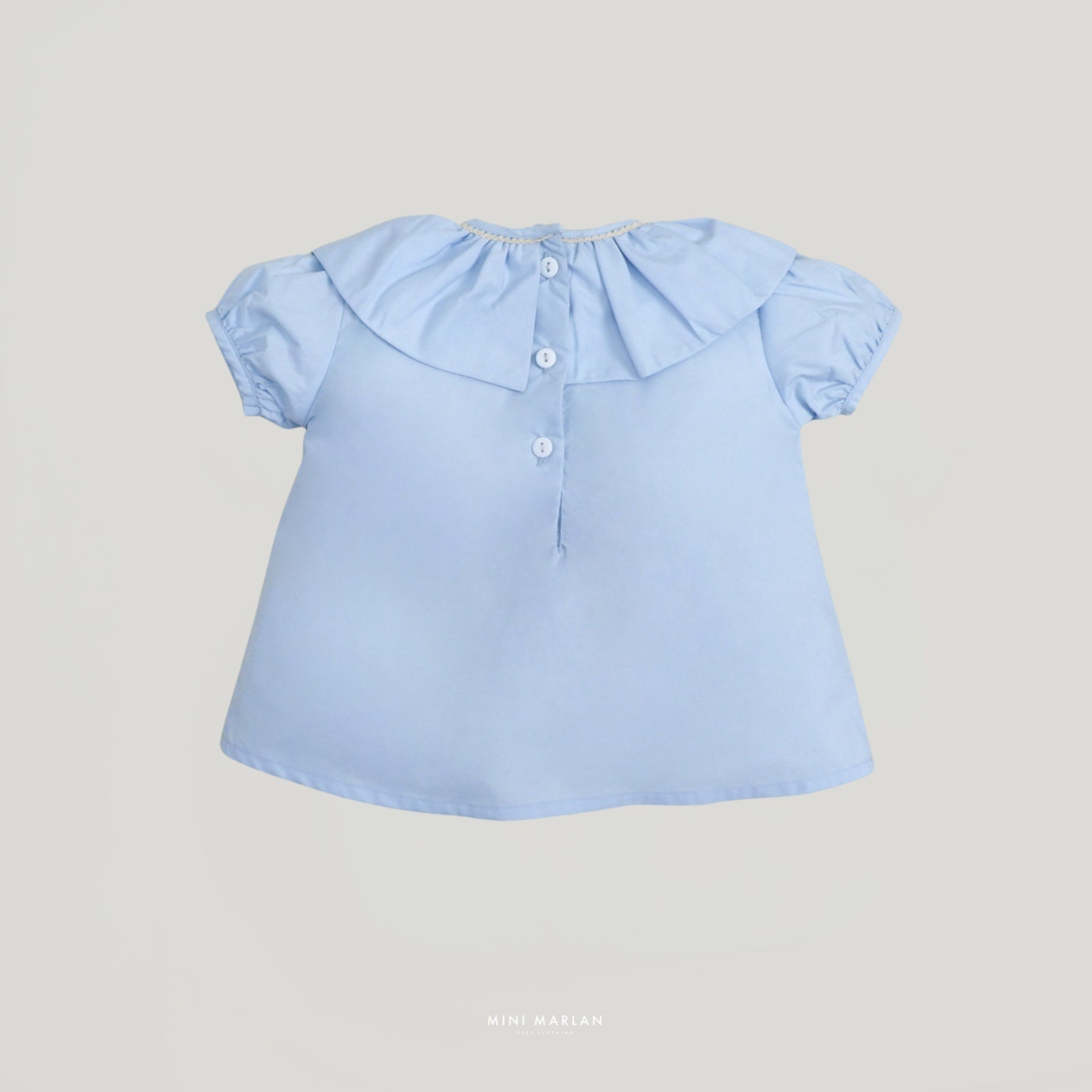 Edgar Girl Set – Ruffle Blouse and Tartan Bloomers Overall