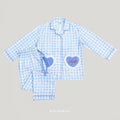 Lightweight Cotton Gingham Pajamas Set for Girls (6M - 12Y)