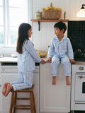 Lightweight Cotton Gingham Pajamas Set for Boys (6M - 12Y)