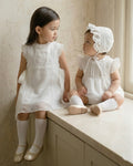 Celyn White Bow Dress – An Ethereal Celebration Piece