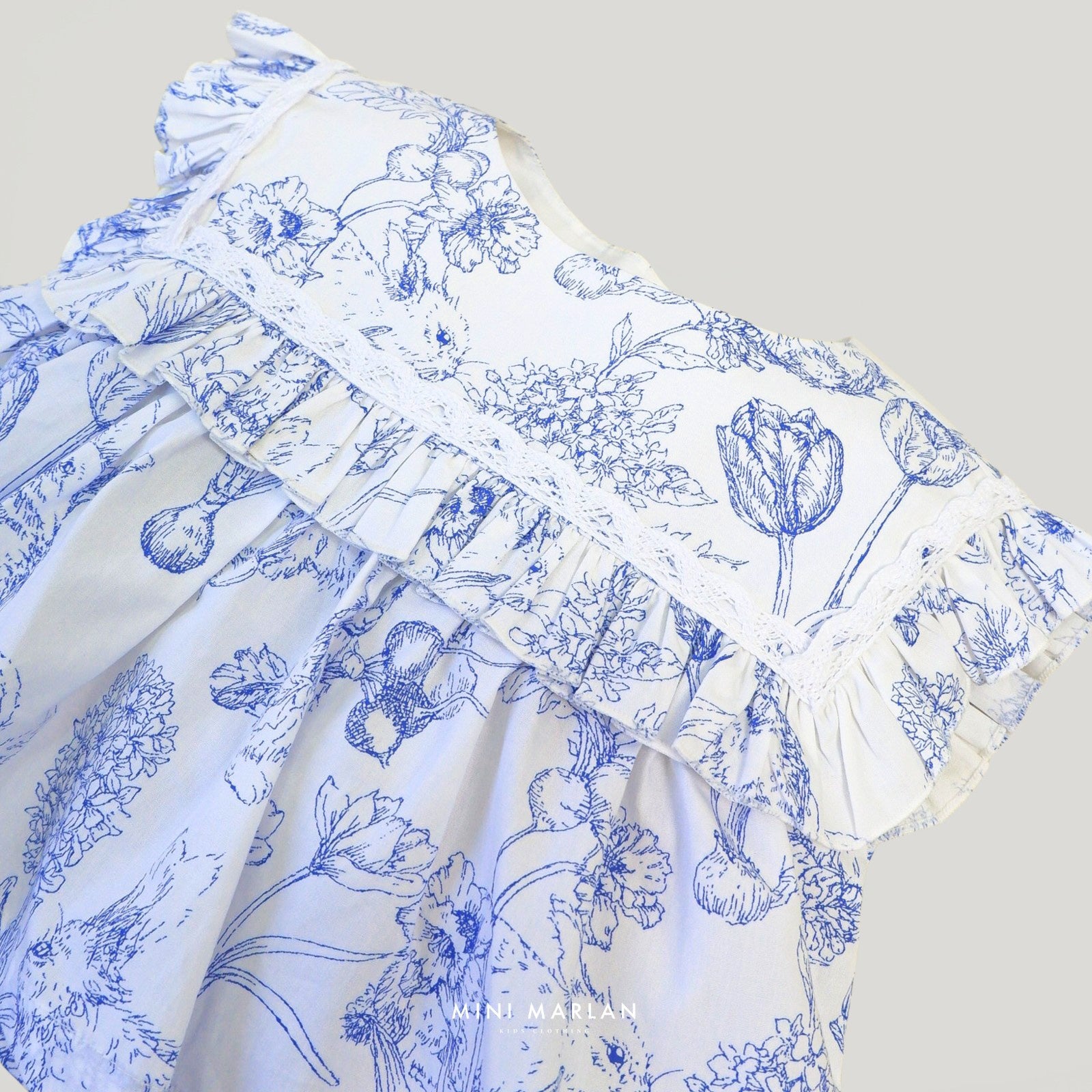 Bluebell Garden Baby Girl Top Set - A Charming Whimsical Top