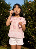 Nina Pink Blouse - Elegance Summer Blouse
