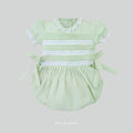 Beau Green Romper – Ethereal Lace Elegance