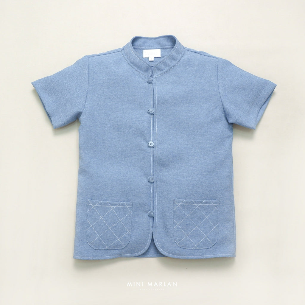 Jill Boy Denim Shirt – Light Blue Denim Shirt for Boys