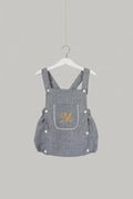 Emilio Grey Romper – Sophisticated Semi-Wool Romper