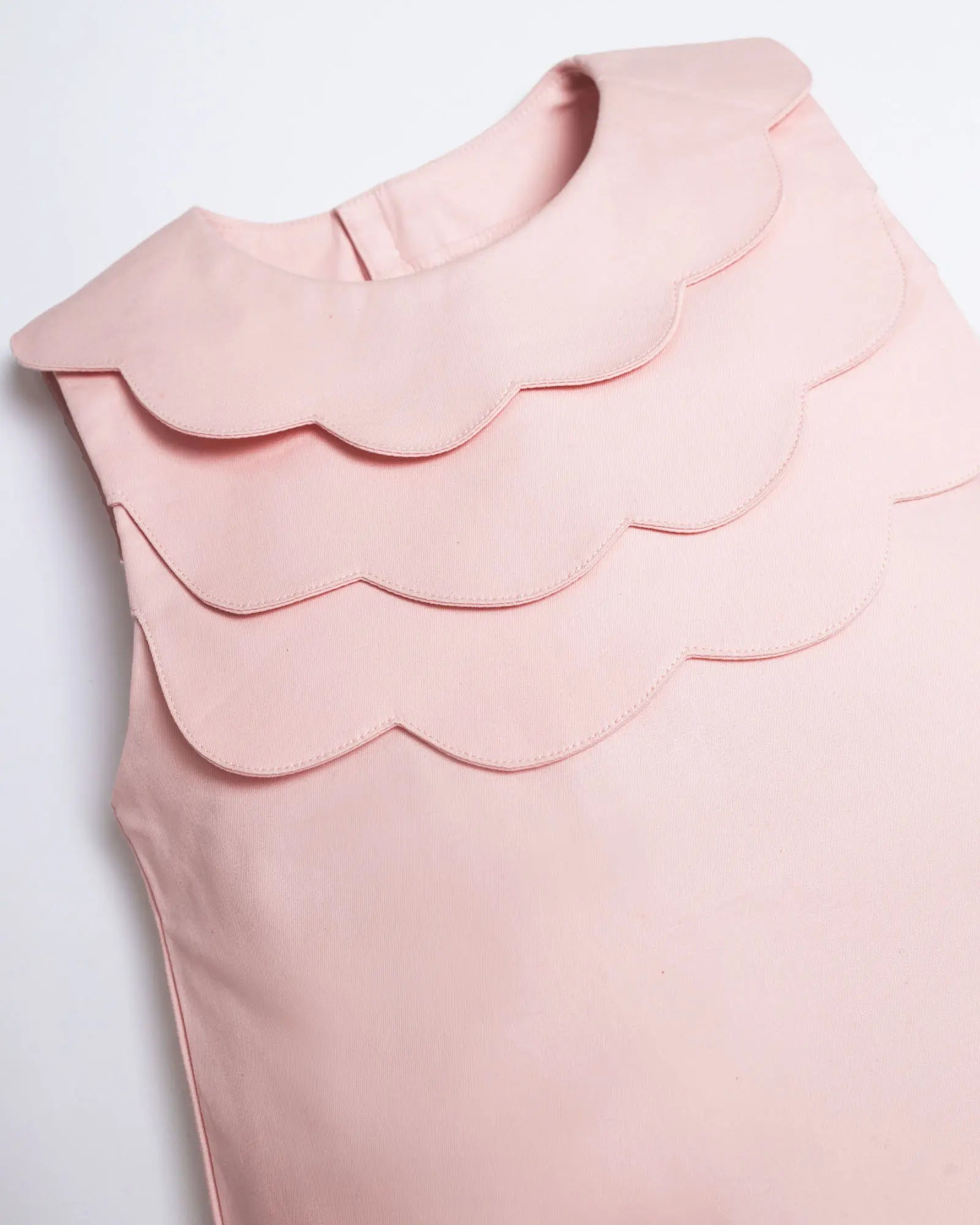 Mirabelle Dress – Tiered Cotton Poplin Dress