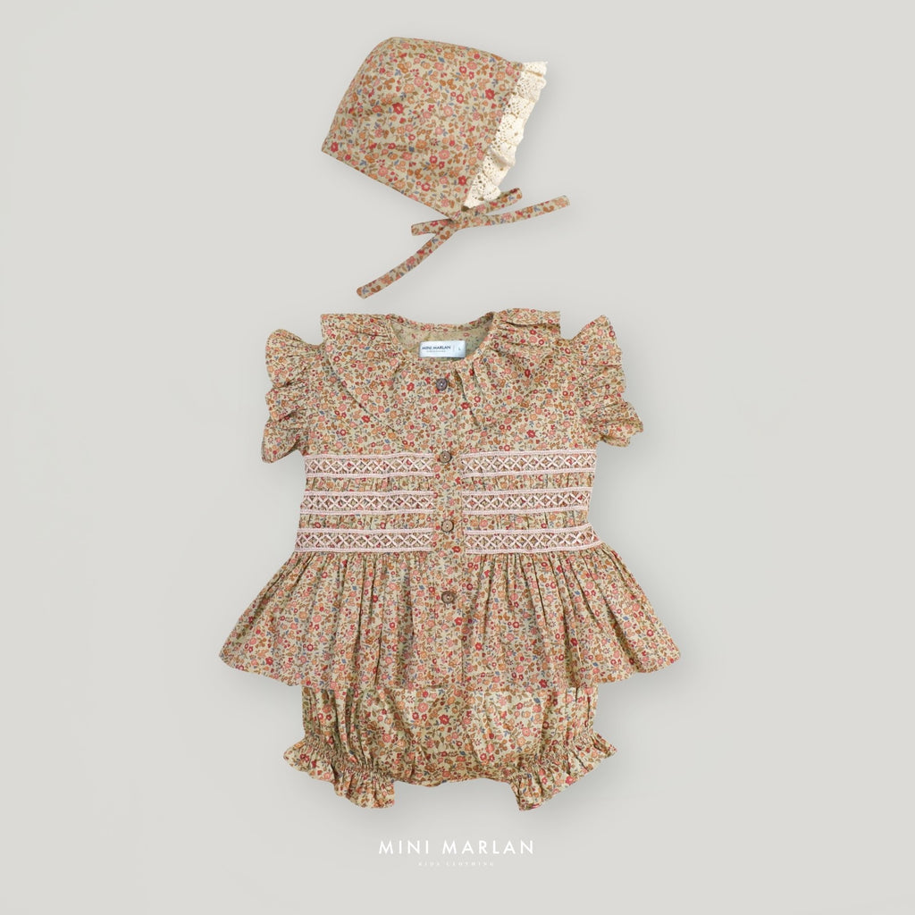 Juliet Floral Top - Elegance Summer Blouse