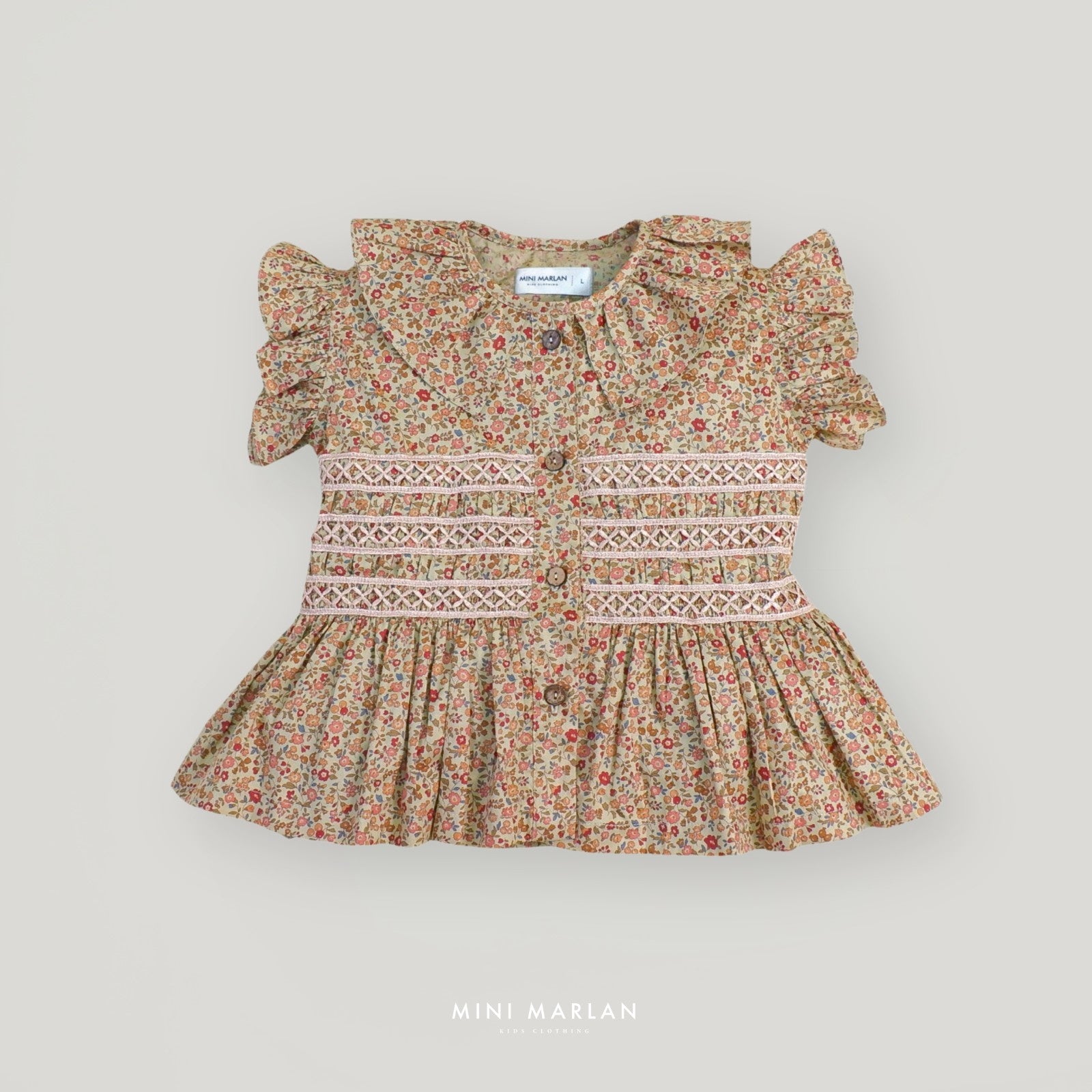 Juliet Floral Top - Elegance Summer Blouse