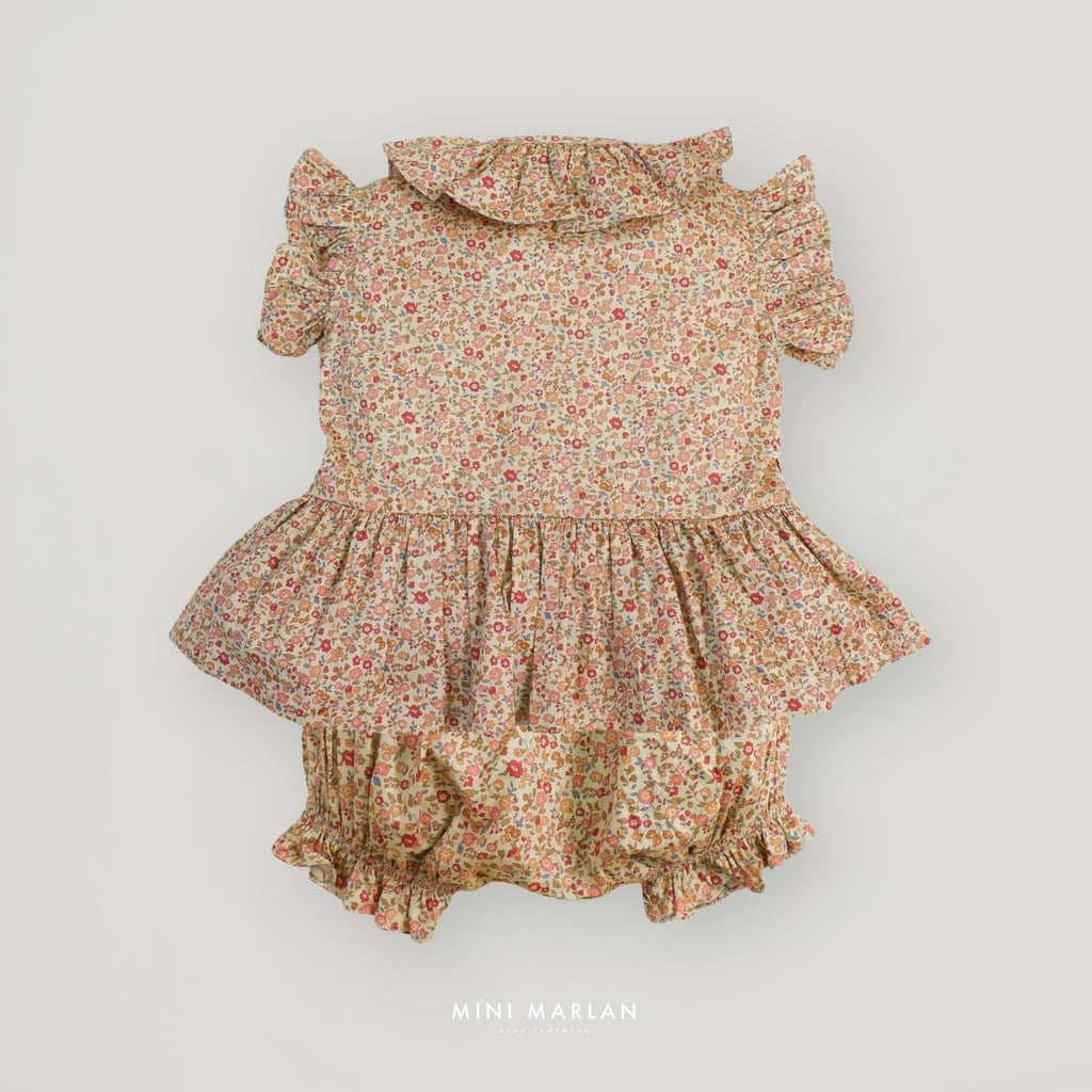Juliet Floral Top - Elegance Summer Blouse