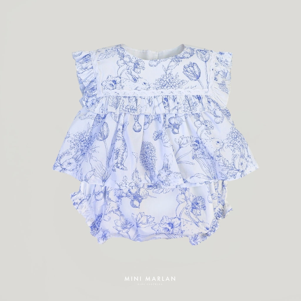 Bluebell Garden Baby Girl Top Set - A Charming Whimsical Top