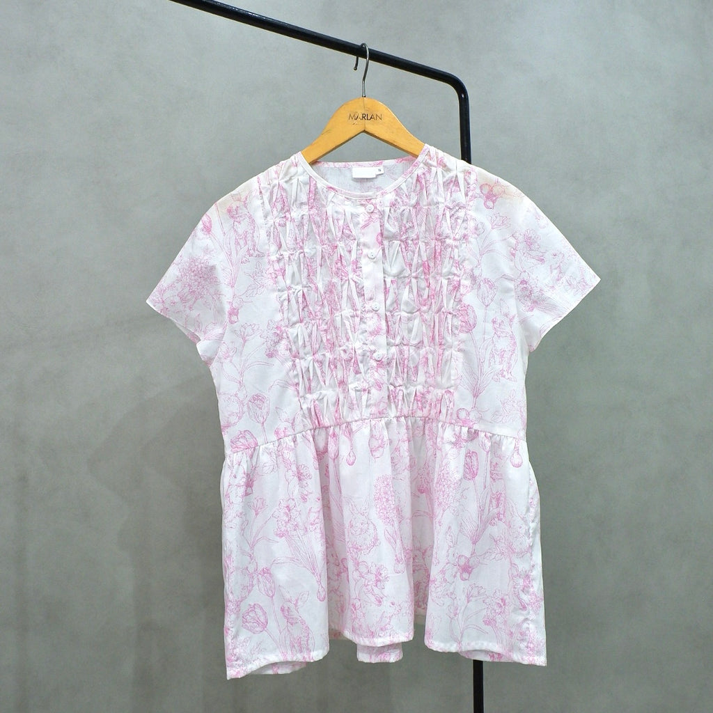 Nina Woman Blouse - Romantic Feminine Blouse