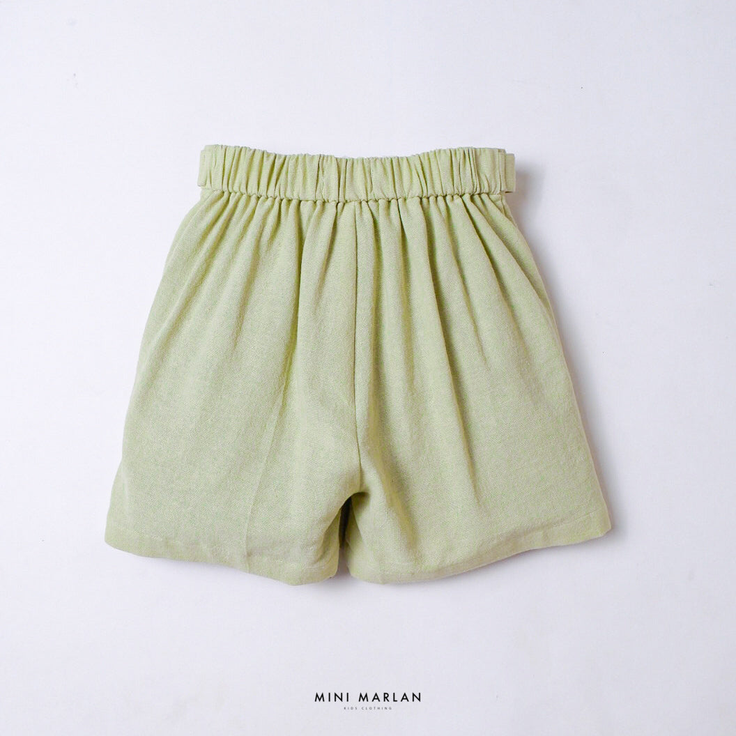 Tinker Green Linen Boy Shorts – Heritage Tailored Shorts