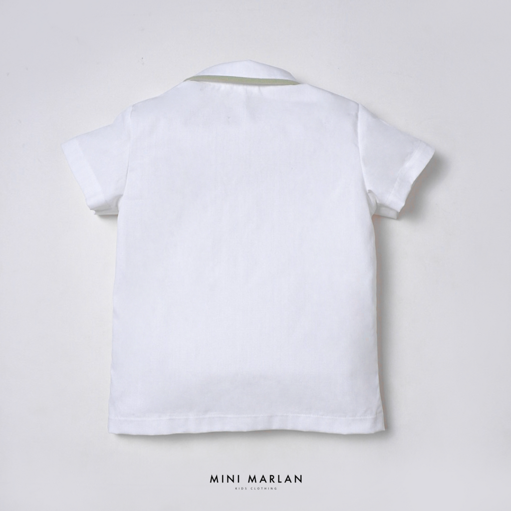 Tinker Boy Green Embroidery Shirt – Heritage Cotton Shirt