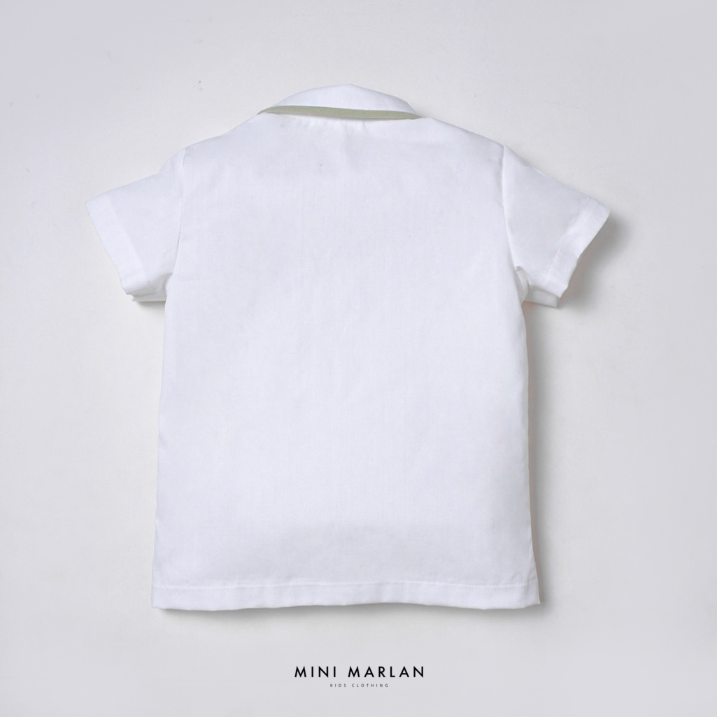 Tinker Boy Green Embroidery Shirt – Heritage Cotton Shirt