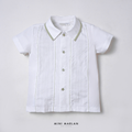 Tinker Boy Green Embroidery Shirt – Heritage Cotton Shirt