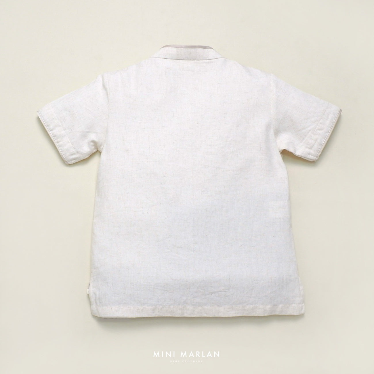 Luna Boy Linen Shirt – Nude Classic Linen Shirt for Boys