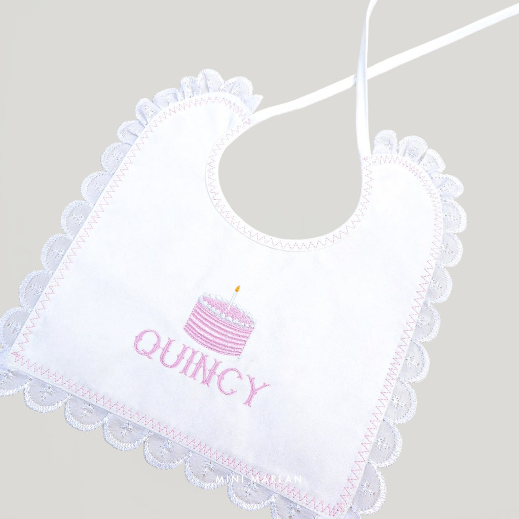 Hanna Scalloped Bib – The Heirloom Keepsake