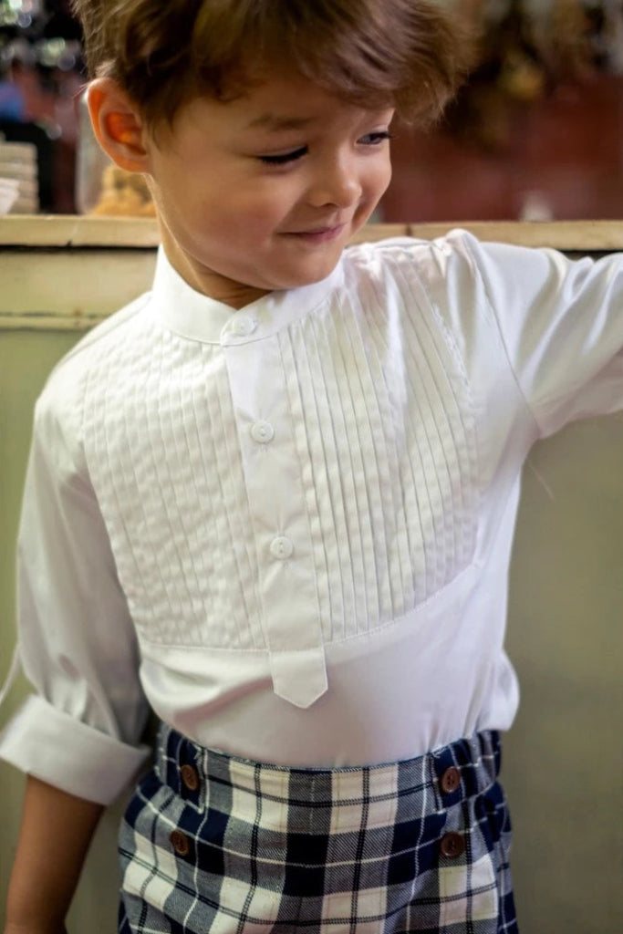Louis Long-sleeve Shirt – Timeless White Elegance