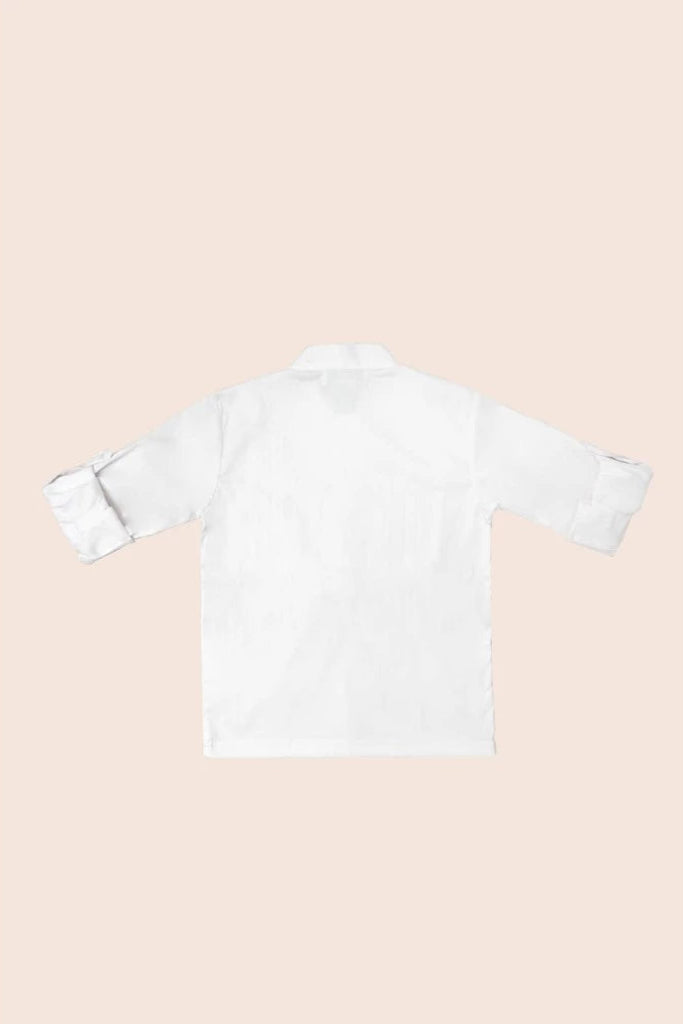 Louis Long-sleeve Shirt – Timeless White Elegance
