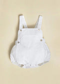 Saint White Romper – Classic Oxford Elegance
