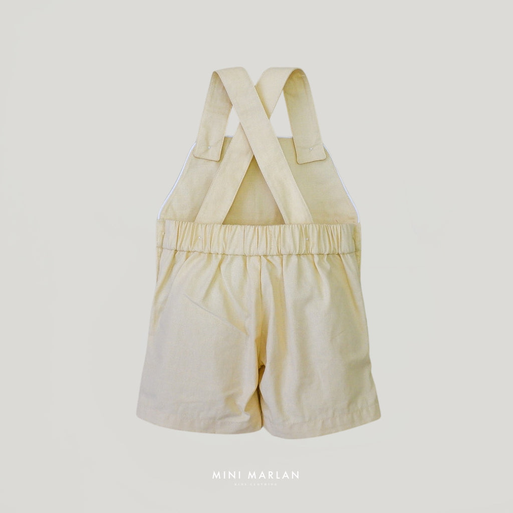 Aspen Yellow Dungarees - Classic Charming Dungarees