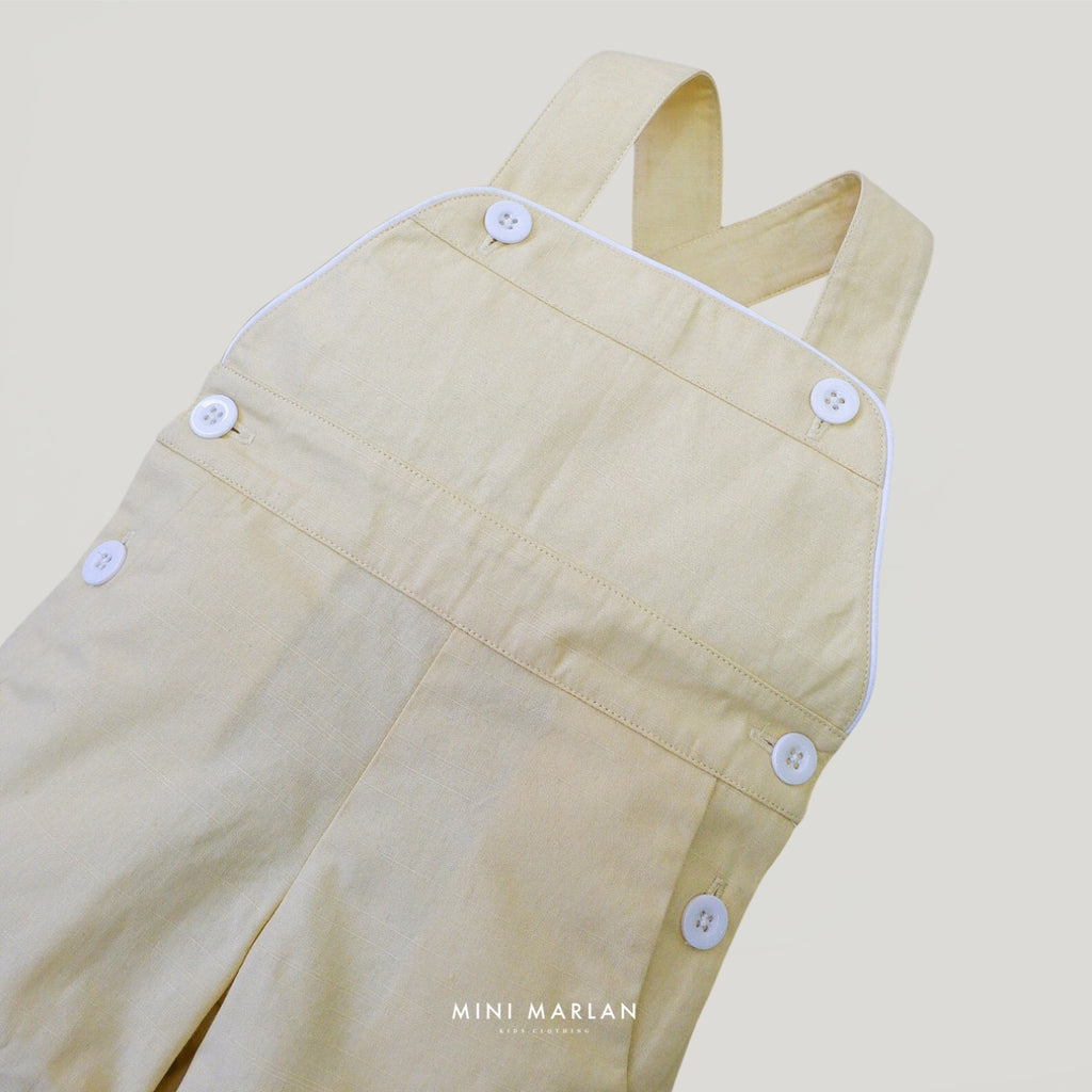 Aspen Yellow Dungarees - Classic Charming Dungarees