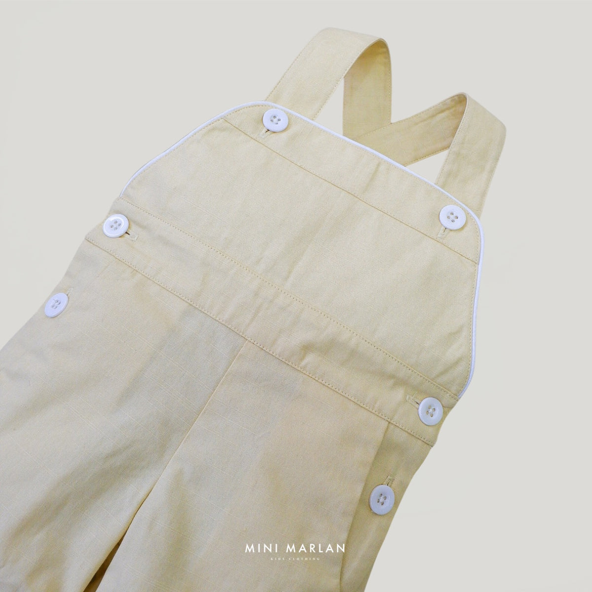 Aspen Yellow Dungarees - Classic Charming Dungarees