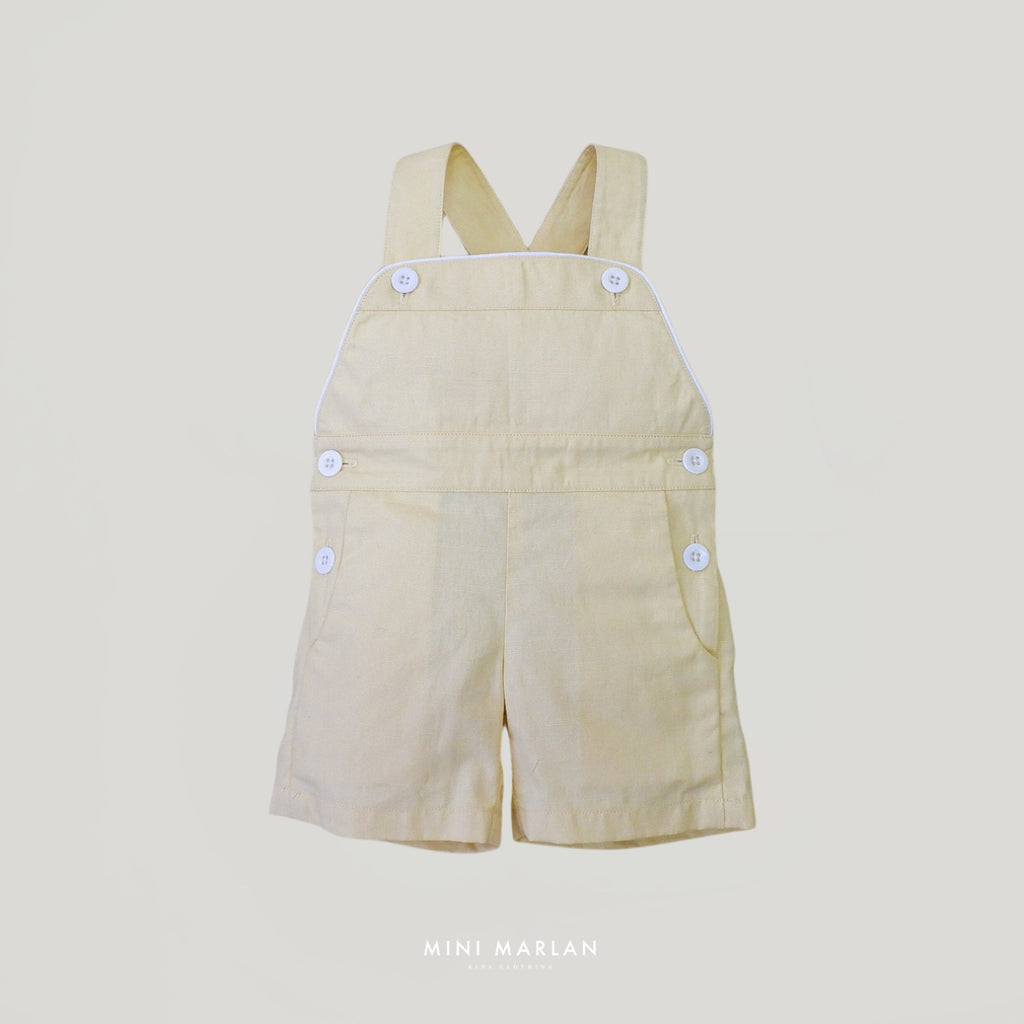 Aspen Yellow Dungarees - Classic Charming Dungarees