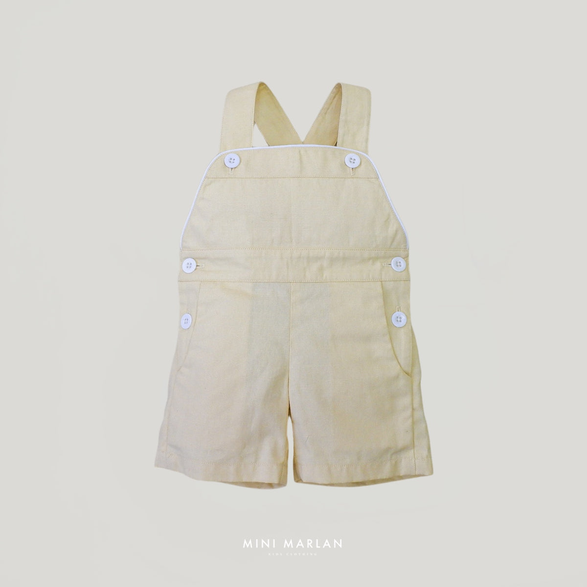 Aspen Yellow Dungarees - Classic Charming Dungarees